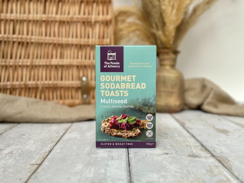Gourmet Multiseed Sodabread Toasts Foods of Athenry 110g