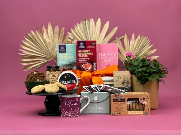 Mothers Day Flowers and Savoury Gift Basket